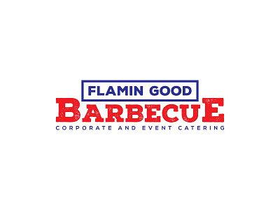 Flamin Good Bbq barbecue bbq brand graphic design graphicdesigner illustrator logo logo design professional logo rusty logo