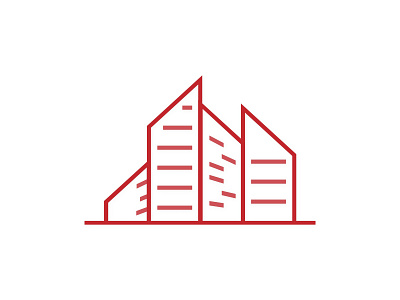 Buildings building icon flat design graphic design illustrator logo logo design logo designer minimalist realestate simple logo towers