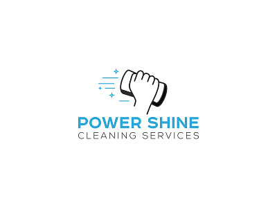 Power Shine Cleaning Services brand cleaning company flat design graphic design graphicdesigner illustrator leaning logo logo logo design logo designer modern logo professional logo shiney simple logo