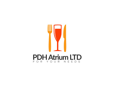 PDH Atrium LTD brand flat design food logo logo logo design logo designer modern logo professional logo restaurant logo simple logo vector