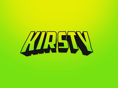 Kirsty Background animation app art branding clean design flat icon identity illustration illustrator lettering logo minimal type typography ui ux vector web