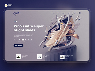 E-commerce Header by Creative Uzbek on Dribbble
