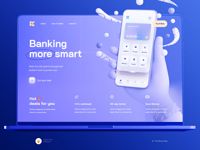 ⚡️ Kpay | Online Banking 3d animation app branding design graphic design illustration landing page typography ui ux web