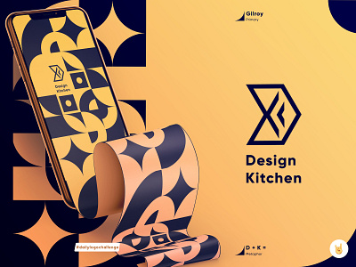 🍽Design Kitchen | Branding blue brand identity branding design icon logo logodesign pattern typography vector