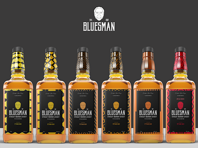 Bluesman Whisky Project behance project branding design dribbble best shot graphic graphic design graphicdesign graphics logodesign packaging packaging design