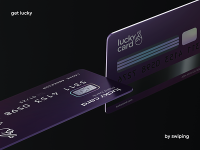 Lucky Card: Visual Identity bank brand card finance identity visual