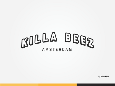 "Killa Beez" amsterdam basketball bee golden kill killa logotype netherlands ratio team