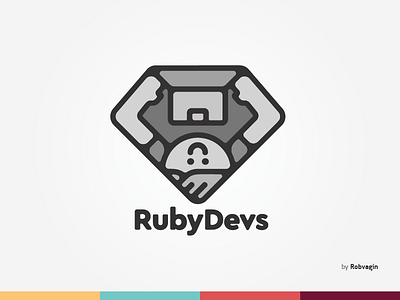 "RubyDevs" developers face golden it notebook pc rail ratio ruby smile