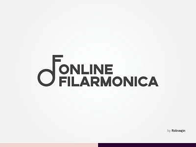 "Online Filarmonica" classic filarmonica golden monogram music note ratio web
