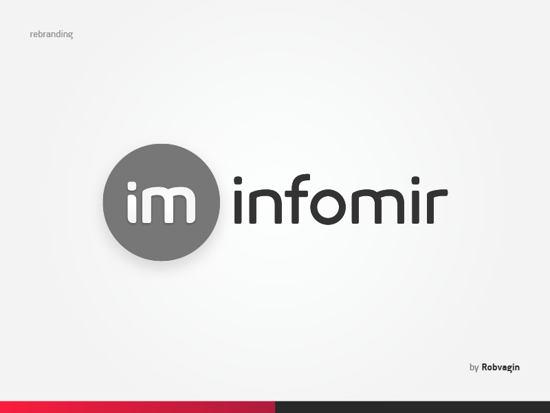 "Infomir" — Rebranding app info internet mir provider web world