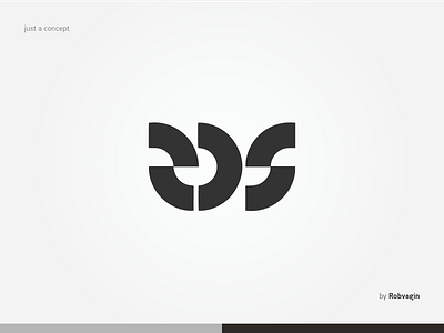 "RDS" - Identity concept #2 concept construction geometry logotype parts road wordmark