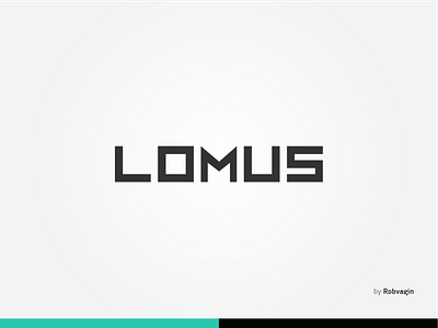 "LOMUS" — Sportswear Brand box branding clothing brand clothing design clothing label clothing line cube logotype sport ukraine wordmarks