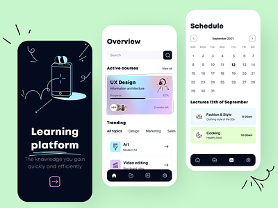 Learning platform - Mobile App