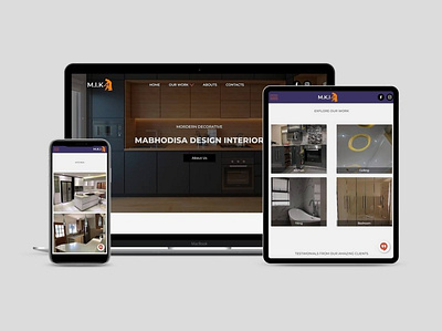 Kitchen Interior UI/UX Design animation app design e commerce illustration ux web web design website