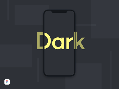 iPhone X Dark Mockup - Figma Download
