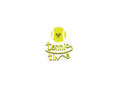 Tennis Time Lettering logo type thing branding caligraphy design graphicdesign illustration illustration art illustration design illustrations illustrator lettering logo minimal tennis typography vector web web illustration