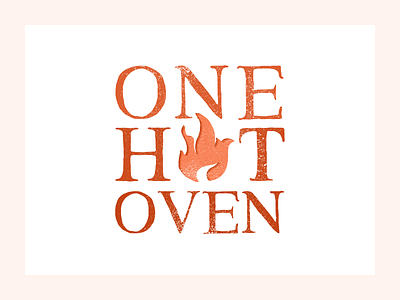 One Hot Oven Logo logo