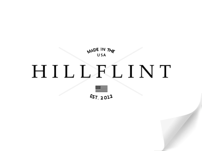 Hillflint Mark black branding ecommerce heritage hillflint logo mark tradional