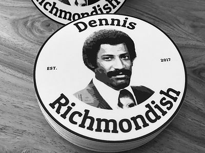 Dennis bay area dennis richmond legend richmond richmondish stickermule stickers swag
