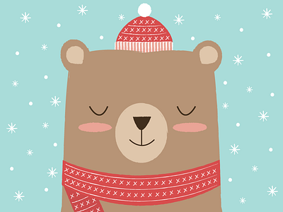 Christmas Bear bear childrens illustration christmas holidays illustration seasonal