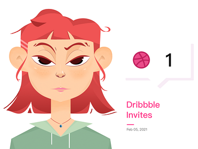 1 Dribbble Invites avatar avatar design cartoon cartoon character cartoon illustration character character design design dribbble invite illustration invite