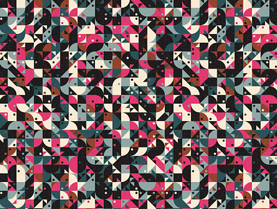 Mingo digital art estampa generative geometric geometry illustration pattern pattern design repeating vector