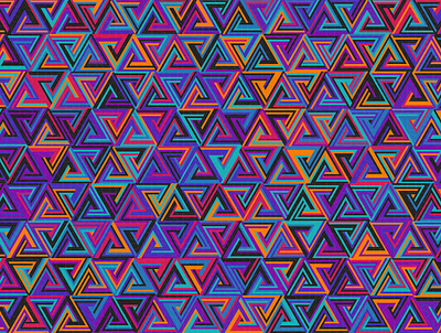 Penrose digital art estampa generative geometric illusion pattern pattern design vector