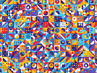 'DearPluto' Pattern digital art estampa generative geometric geometry illustration pattern pattern design repeating vector