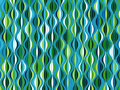 'Marine' Pattern digital art estampa generative geometric geometry illustration ocean pattern pattern design repeating sea vector water waves
