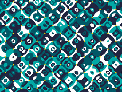 'Ocular' Pattern digital art estampa generative geometric geometry illustration pattern pattern design repeating vector