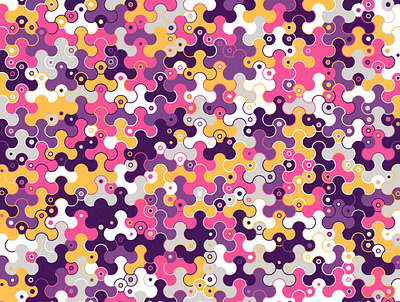 'Petri' Pattern cells coral digital art estampa generative geometric geometry illustration pattern pattern design petri repeating vector