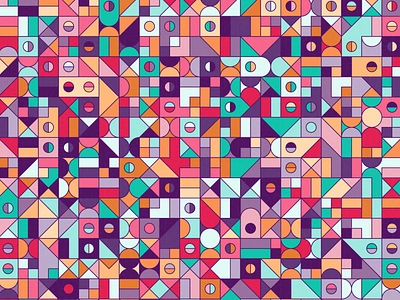 'Play' children digital art estampa generative geometric geometry illustration pattern pattern design repeating toddler vector