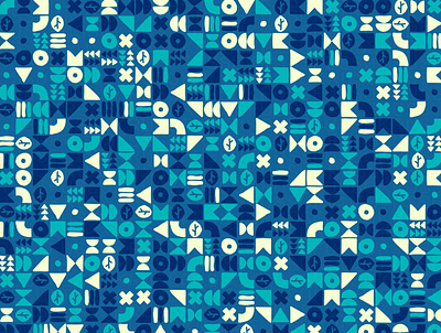 'Glyph' digital art estampa generative geometric geometry illustration pattern pattern design repeating vector
