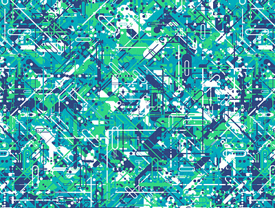 'Transistor' Pattern digital art estampa generative geometric geometry illustration pattern pattern design repeating vector