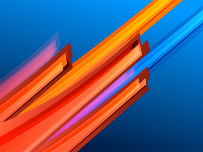 Firelight art background blue design orange red vector vivid wallpaper