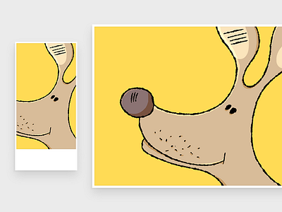 What's Up Pup Mockup art backgrounds cartoon illustration mockup screen wallpaper