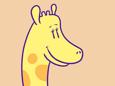 Giraffe animals art design drawing illustration sketch wallpaper