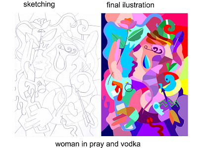 Woman in Pray and Vodka