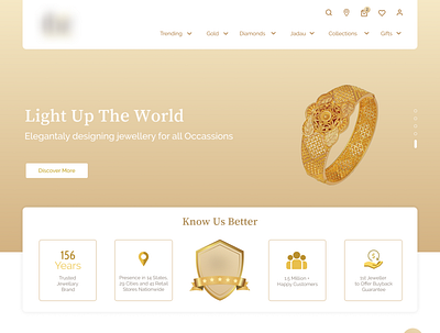 Ecommerce jewellery adobe xd banner creativity design figma ui ui design web web design webdesign