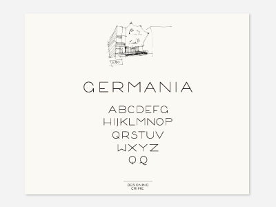 Germania typeface