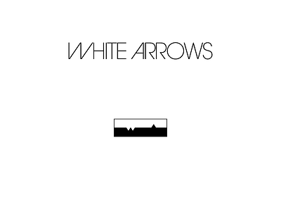 White Arrows Logo avant garde logo