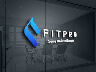 Fitpro Brnading branding design illustrator logo mockup typography ux vector website