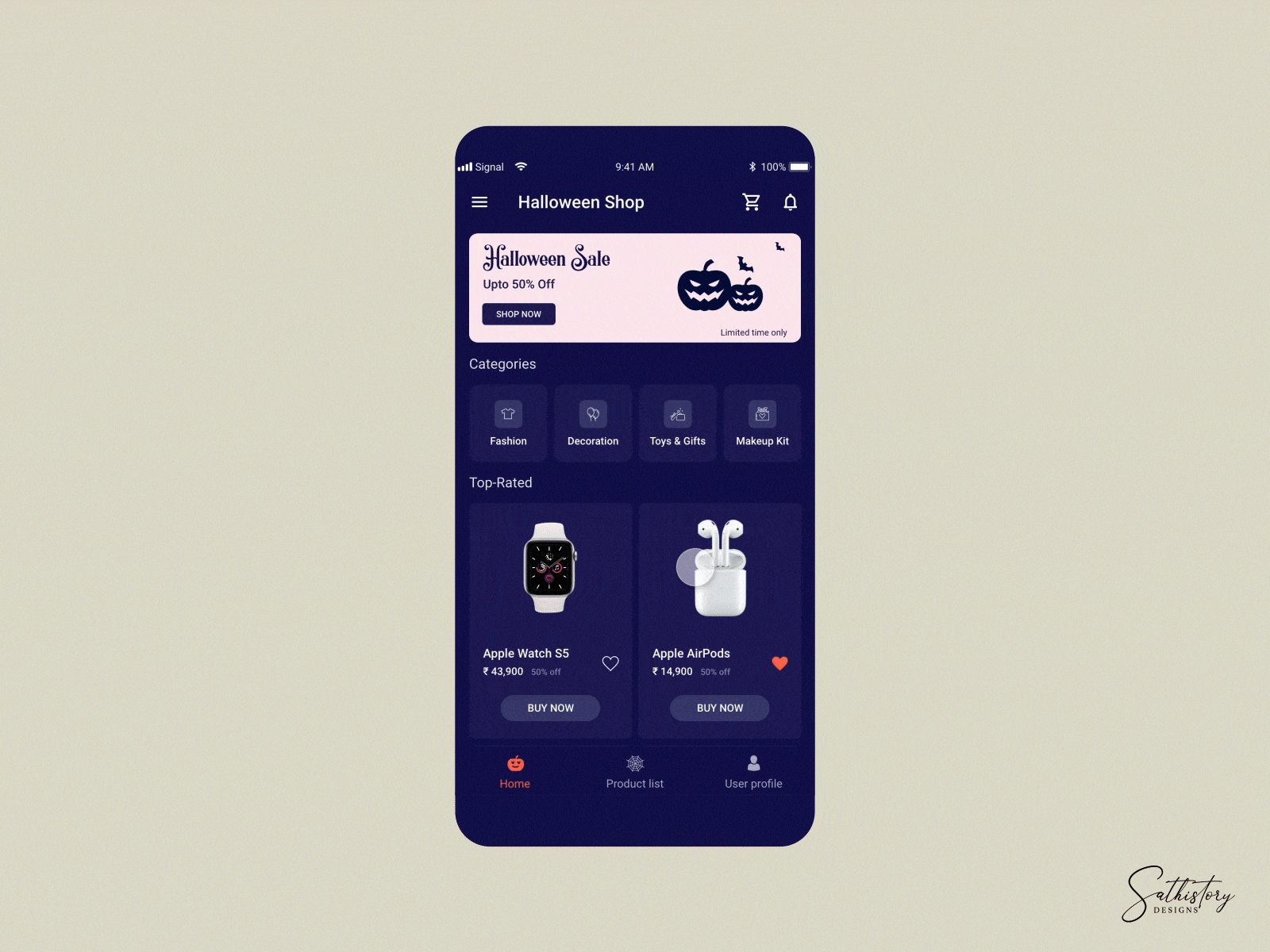 Purchase App adobe xd aftereffect animation buy dark theme designthursday dribbble flat halloween illustration mobile app mobile ui nmwdesigns payment app purchase sales shopping ui ux xd
