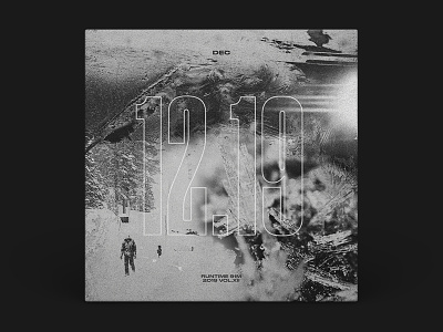 12.19 album art album cover concept design music photography playlist texture typography