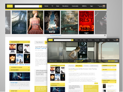 IMDb Redesign homepage imdb redesign