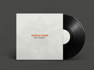 Austin Lyons Single Artwork album artwork cover design minimal music record typography