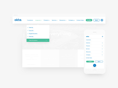 Okta Navigation Update