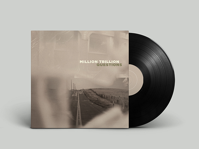 Million Trillion Outtake album album art album cover music photography record record sleeve typography vinyl