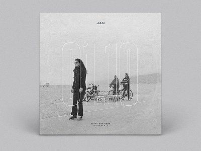 01.19 album art album cover january mix music playlist typography