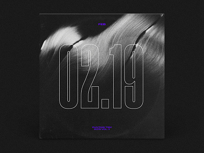 02.19 album art artwork design music playlist spotify typography